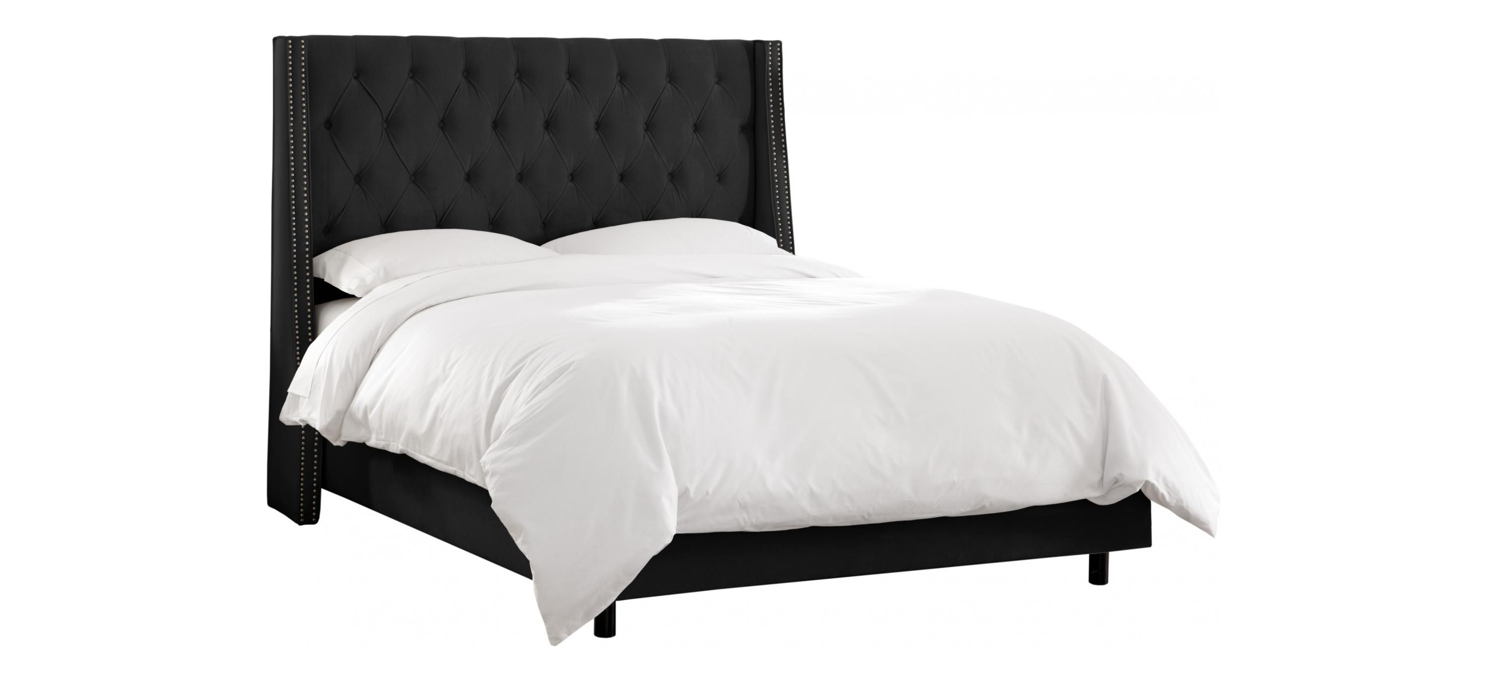 Sheridan Upholstered Wingback Bed