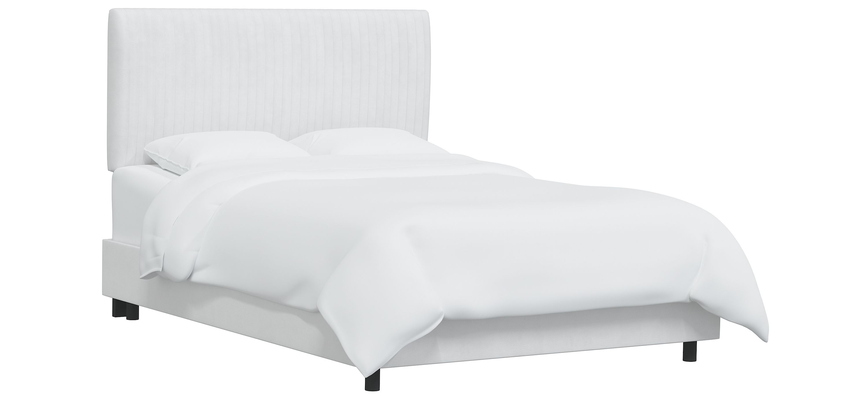 Shakira Square Pleated Upholstered Bed