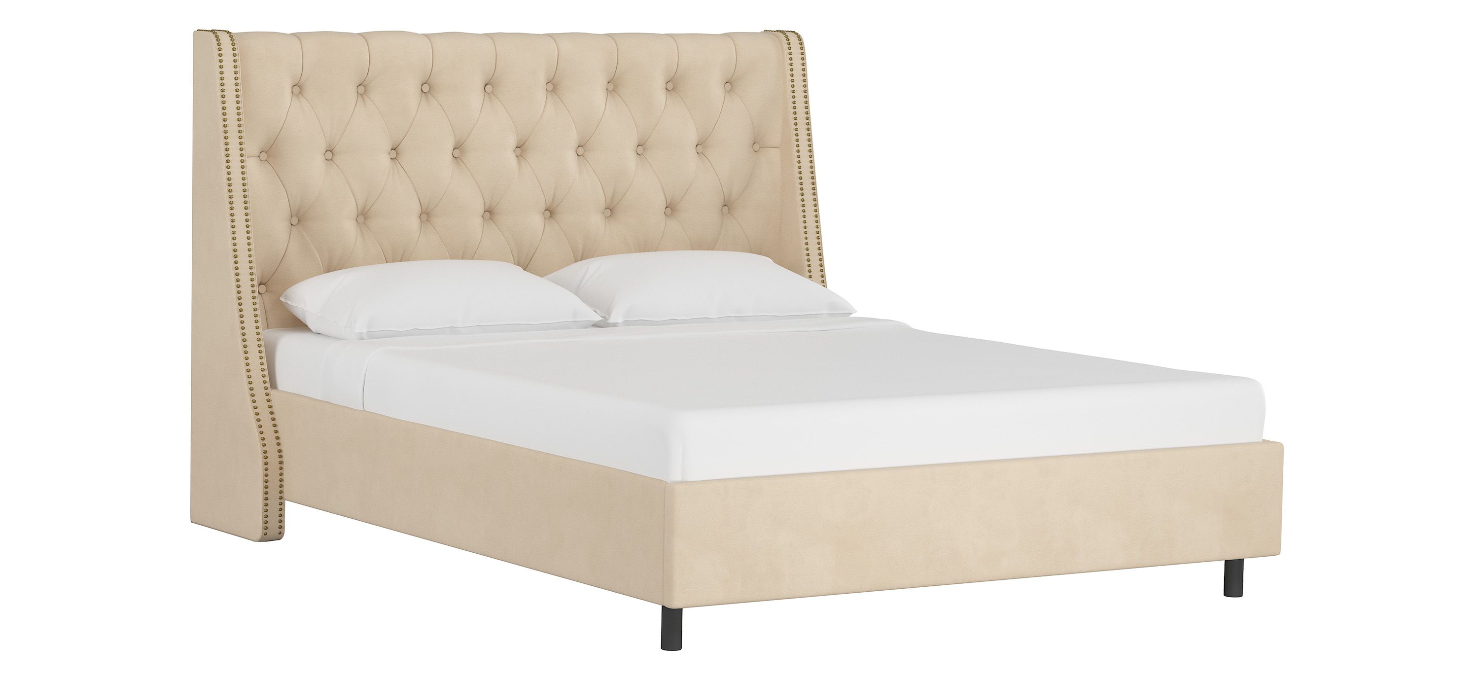 Sheridan Wingback Platform Bed