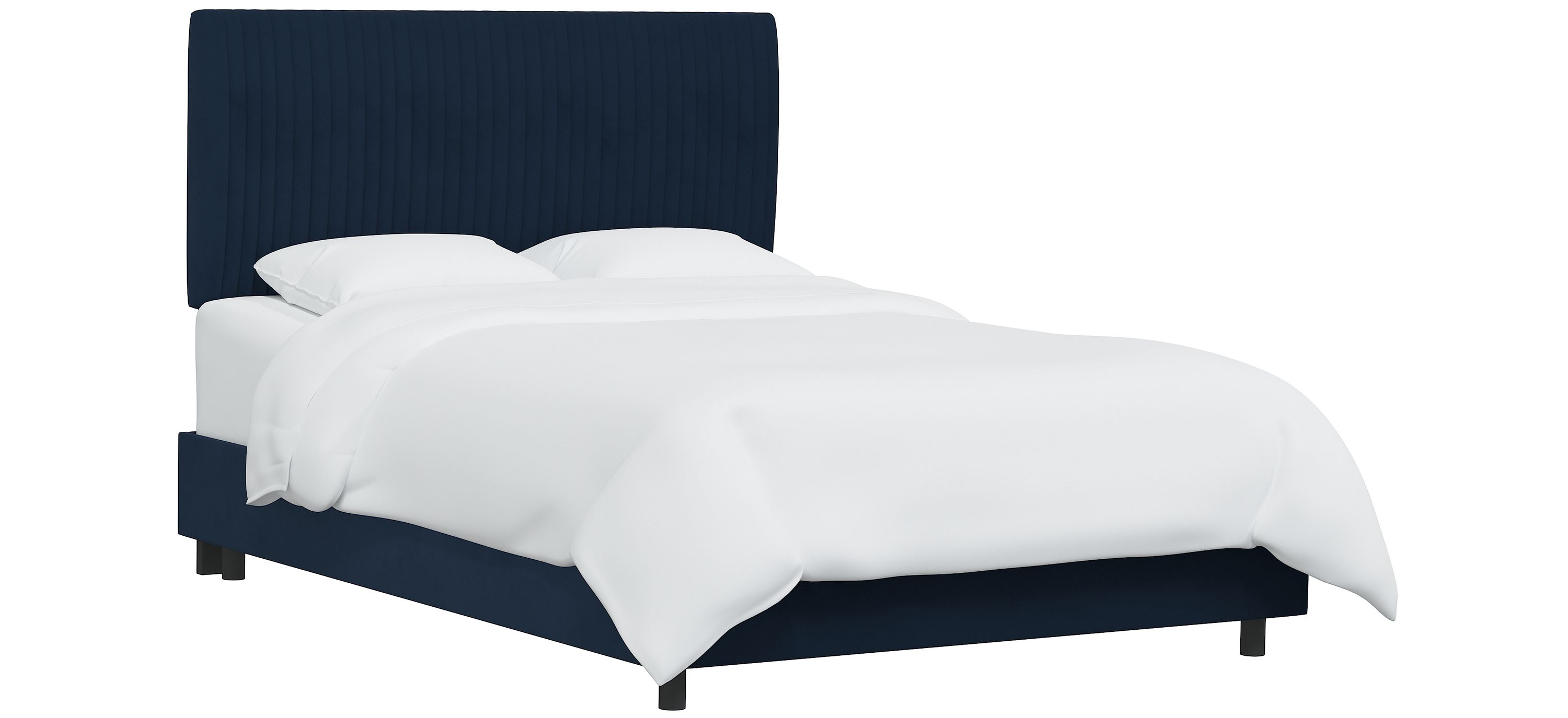 Shakira Square Pleated Upholstered Bed