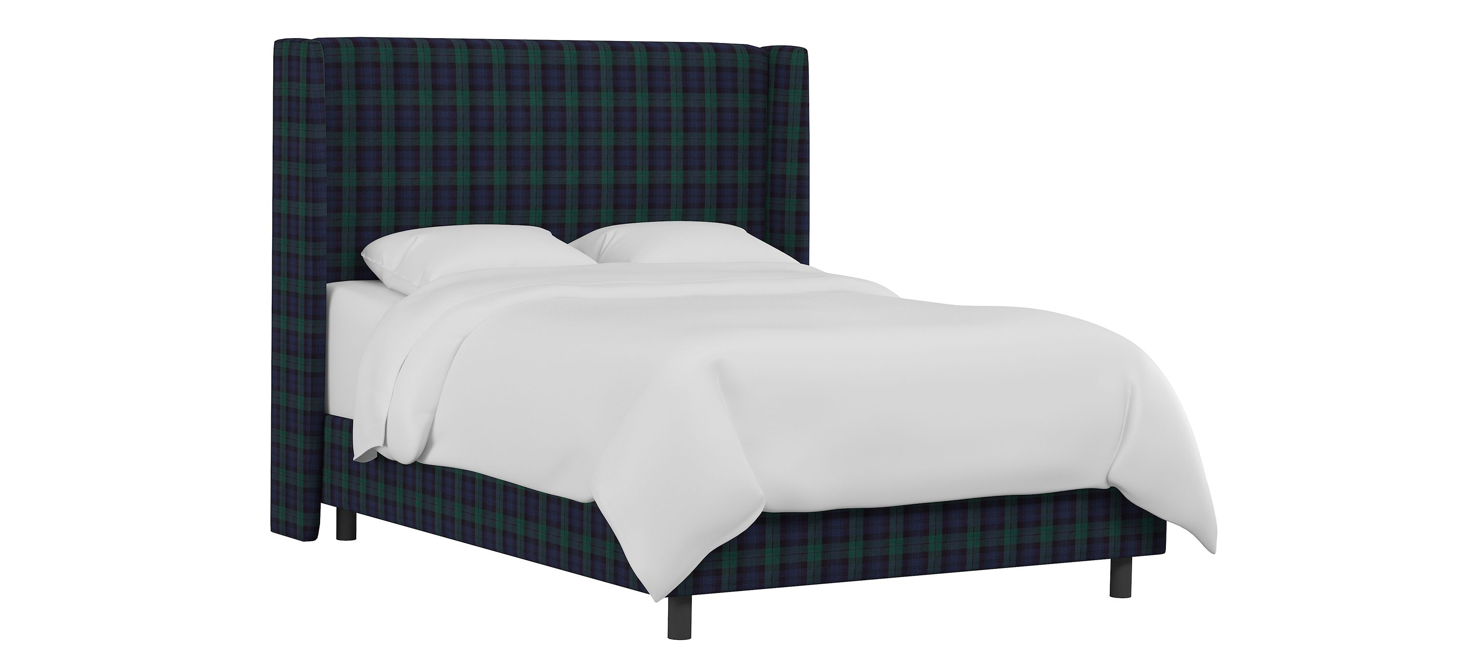 Merry Upholstered Wingback Bed