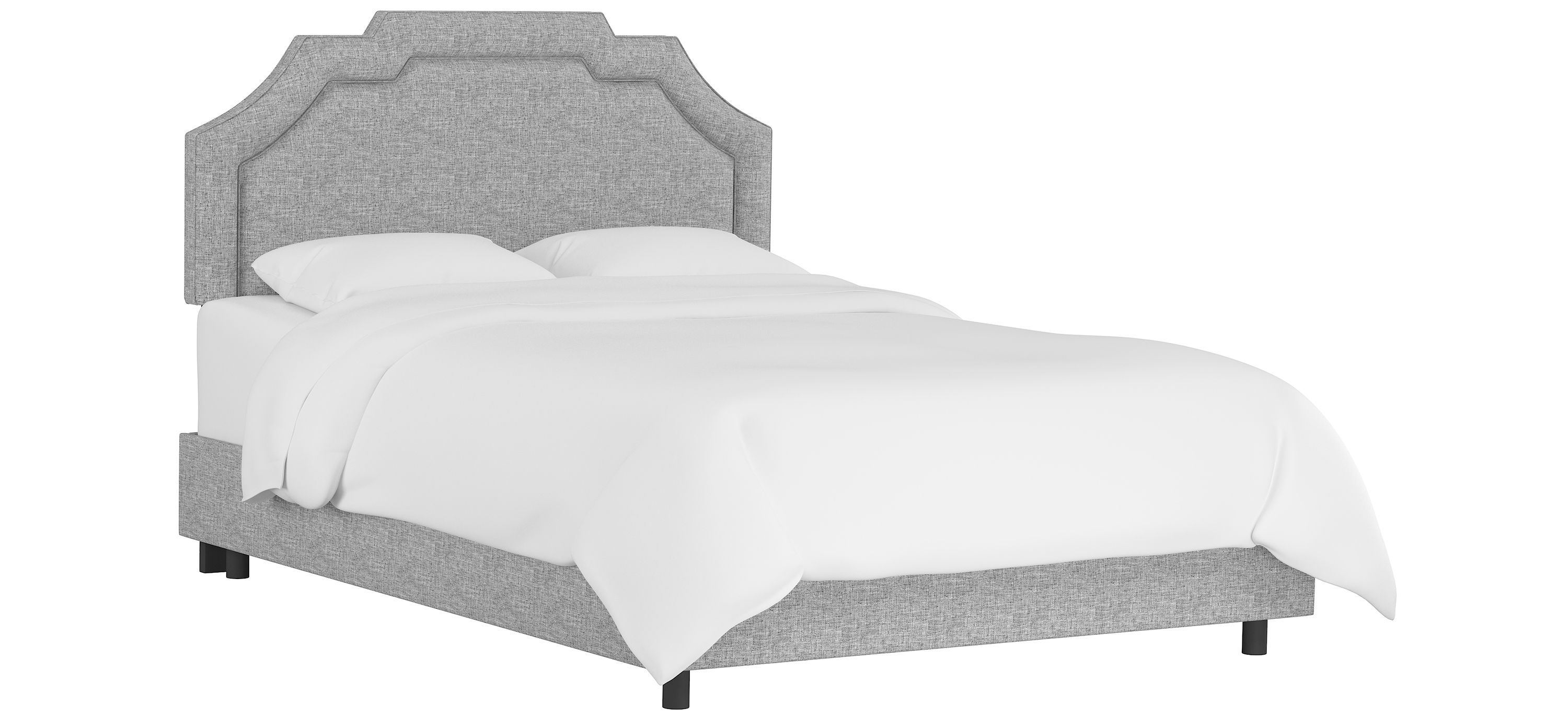 Kay Notched Upholstered Bed