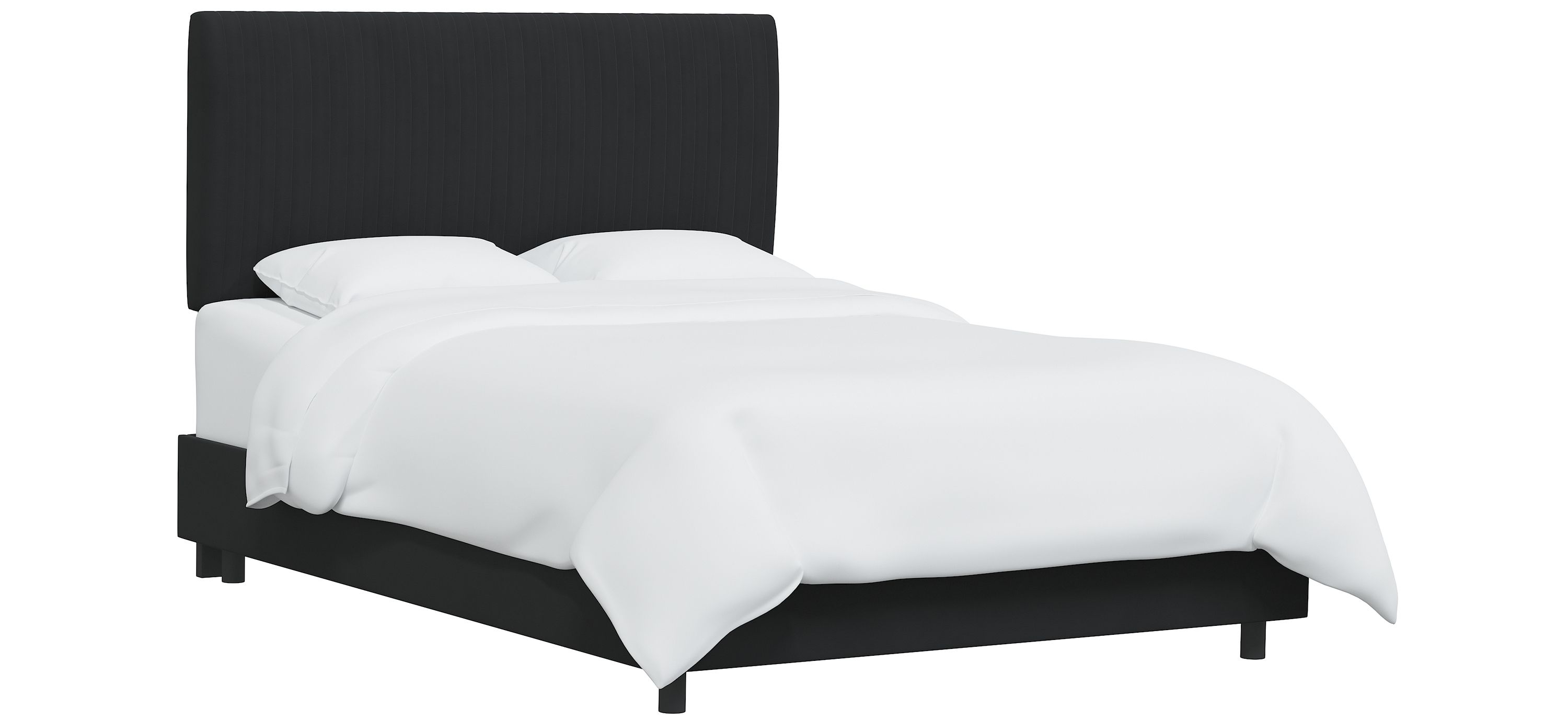 Shakira Square Pleated Upholstered Bed