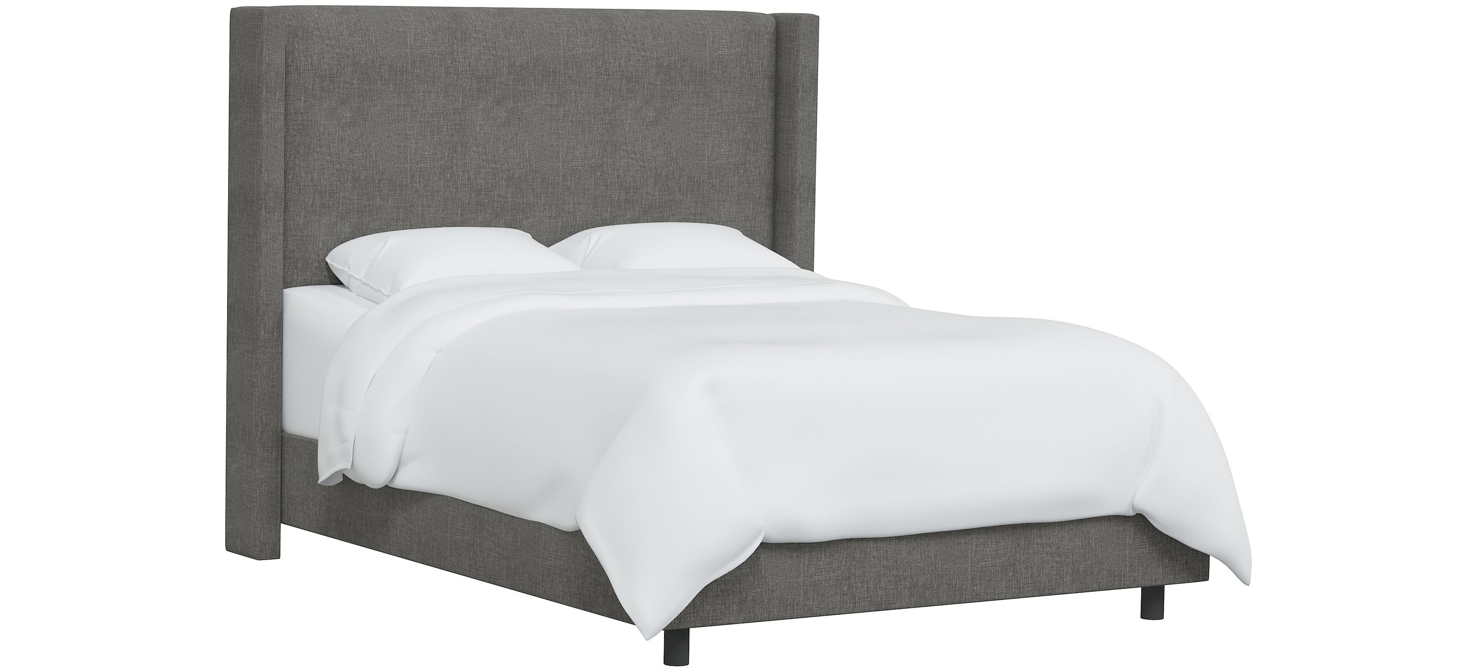 Hayley Wingback Platform Bed