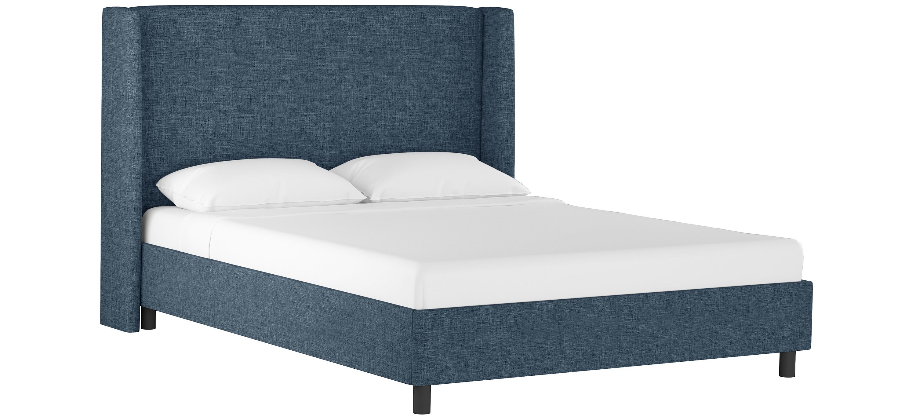 Randal Upholstered Wingback Platform Bed
