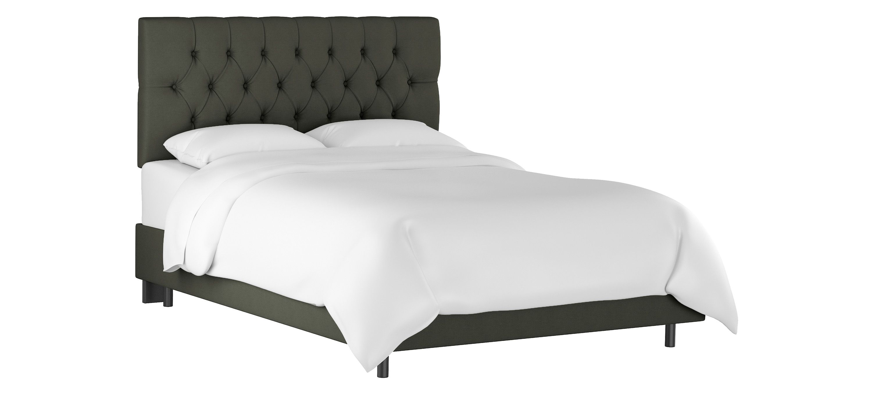 Blanchard Diamond Tufted Square Bed