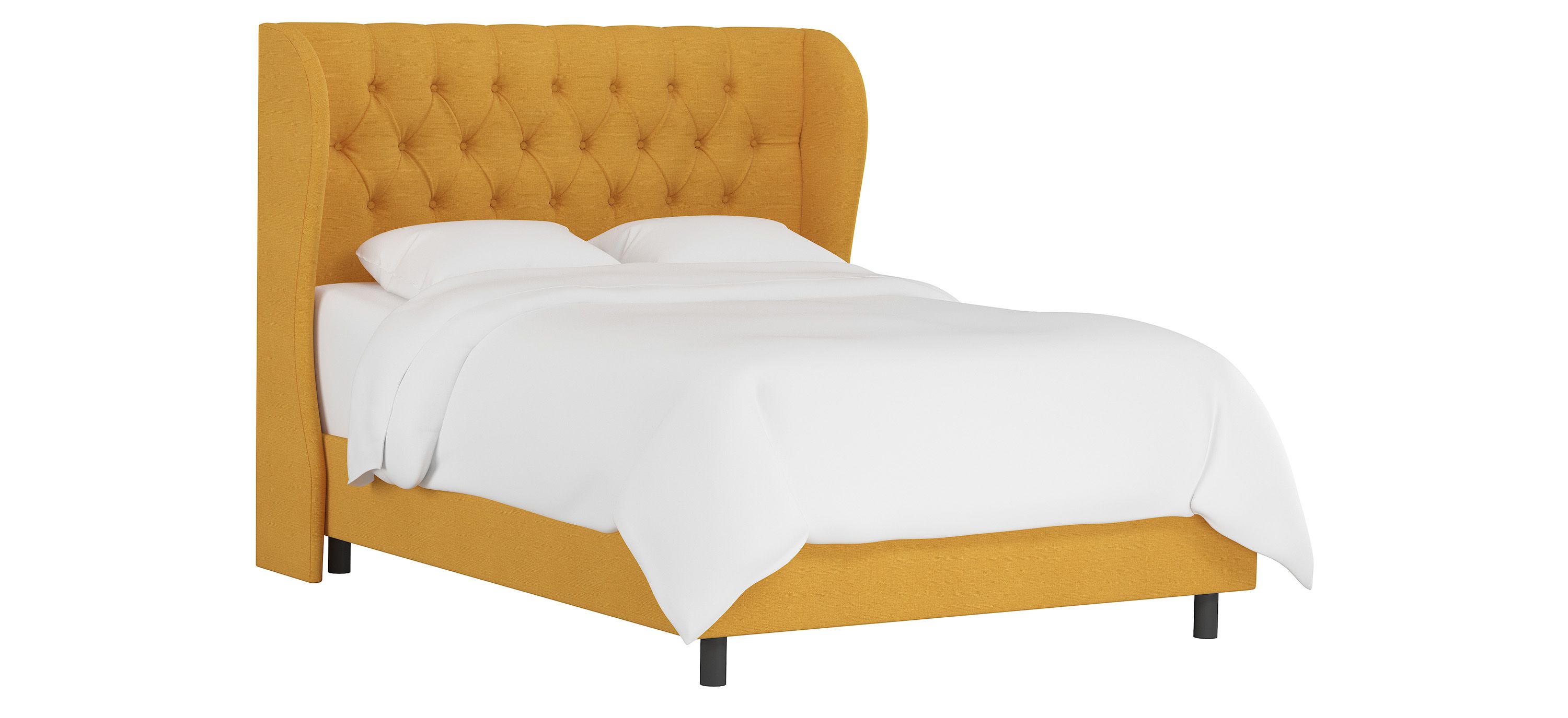 Thayer Tufted Wingback Bed