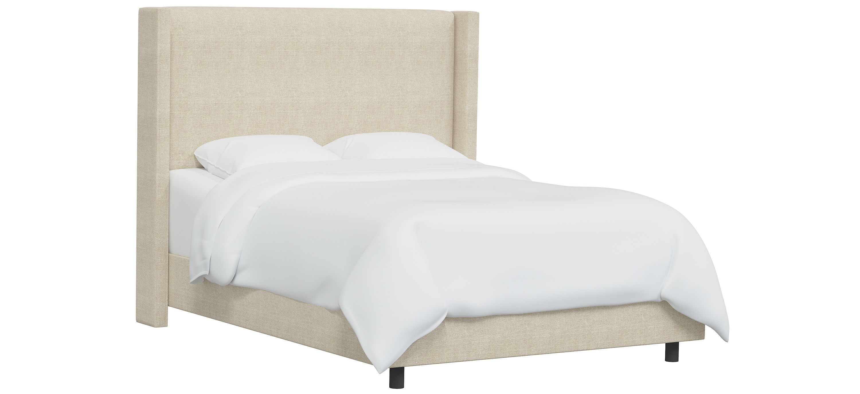 Hayley Wingback Platform Bed