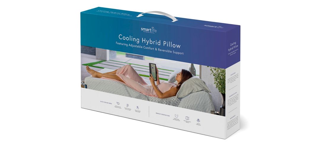 498018196 Smart Life Cooling Hybrid Adjustable Pillow sku 498018196