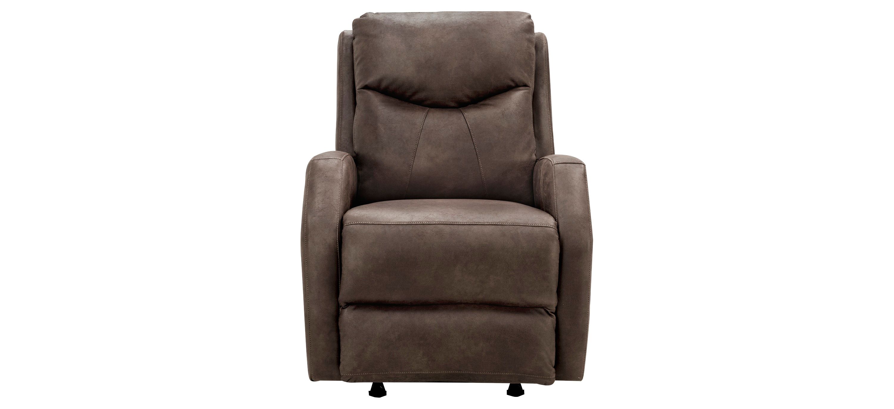 Leon Microfiber Power Recliner w/ Power Headrest, Lumbar, Heat & Massage