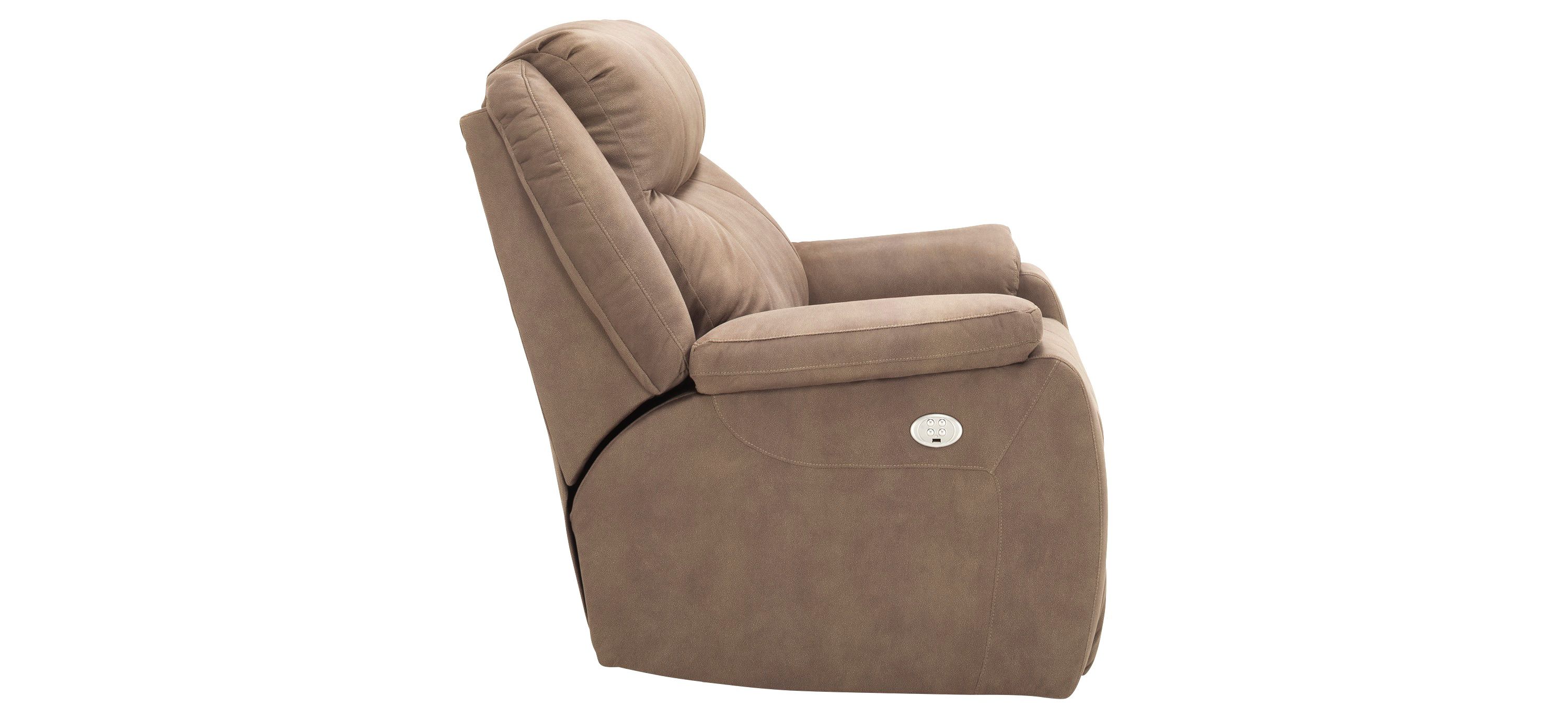 Watson Microfiber Power Recliner w/Power Headrest | Raymour & Flanigan