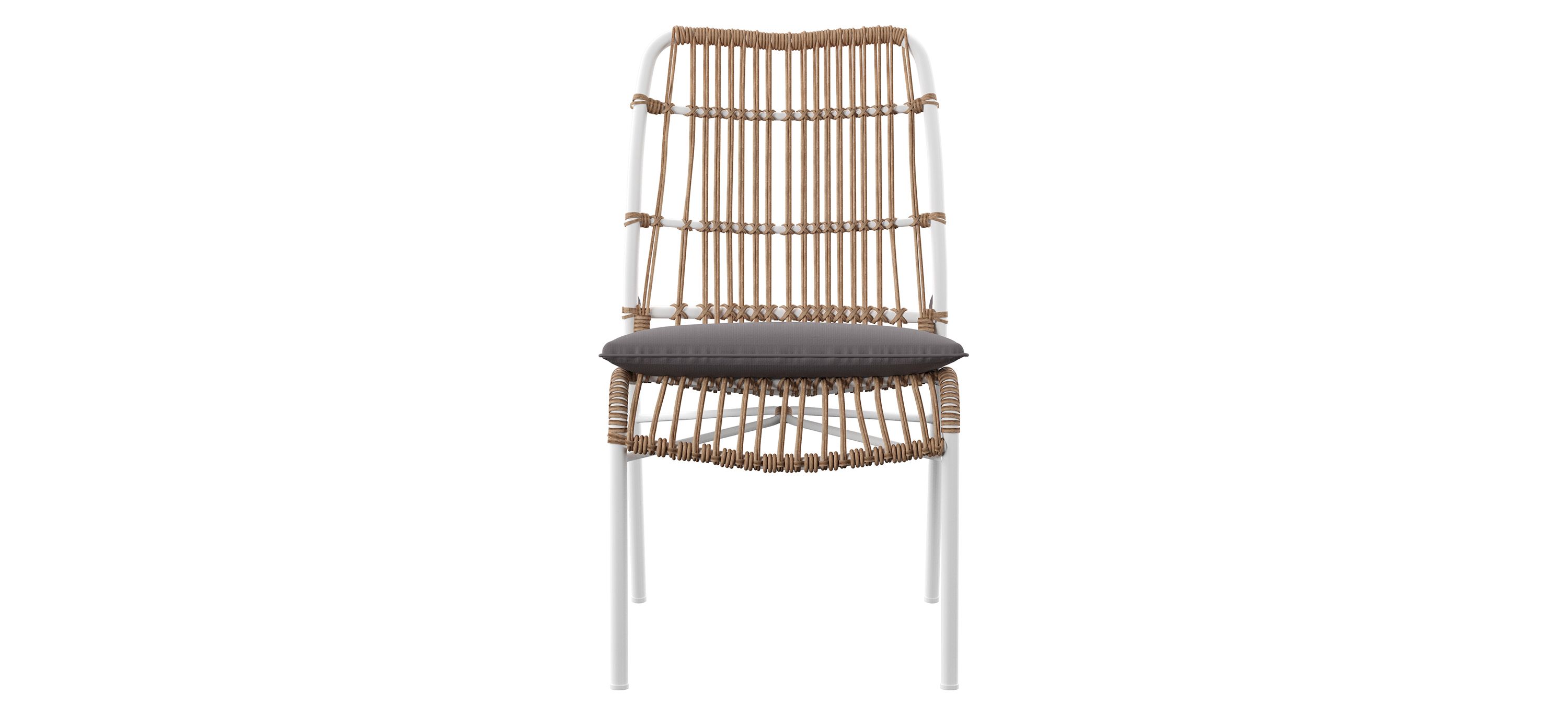 Grand Outdoor Stackable Side Chairs - Set of 4