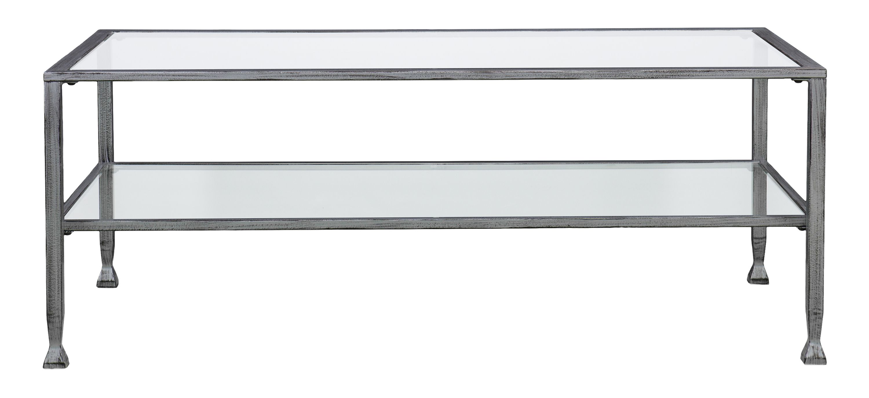 Bexley Metal/Glass Rect Cocktail Table