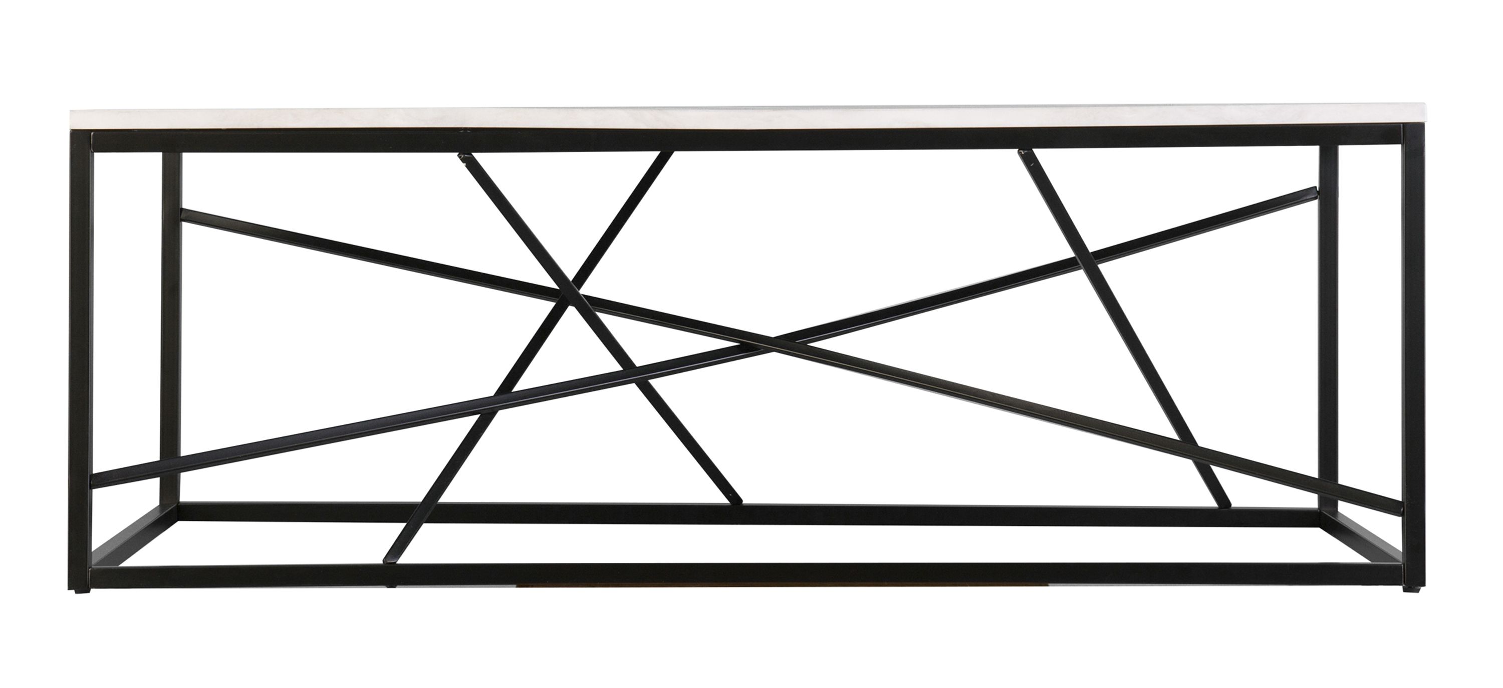 Edenbridge Faux Marble Cocktail Table