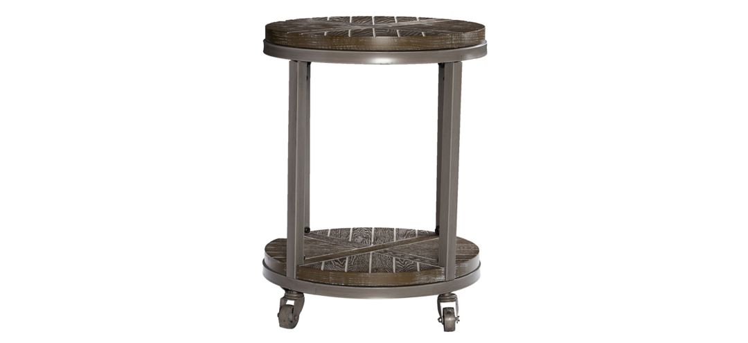 308293700 Taylor Urban Industrial Round End Table sku 308293700