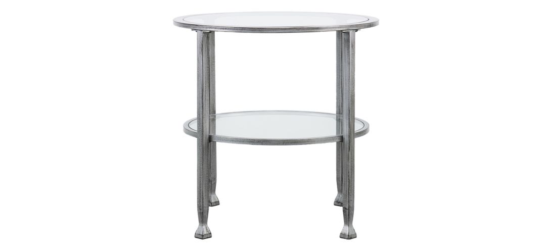 308396810 Bexley Metal/Glass Round End Table sku 308396810