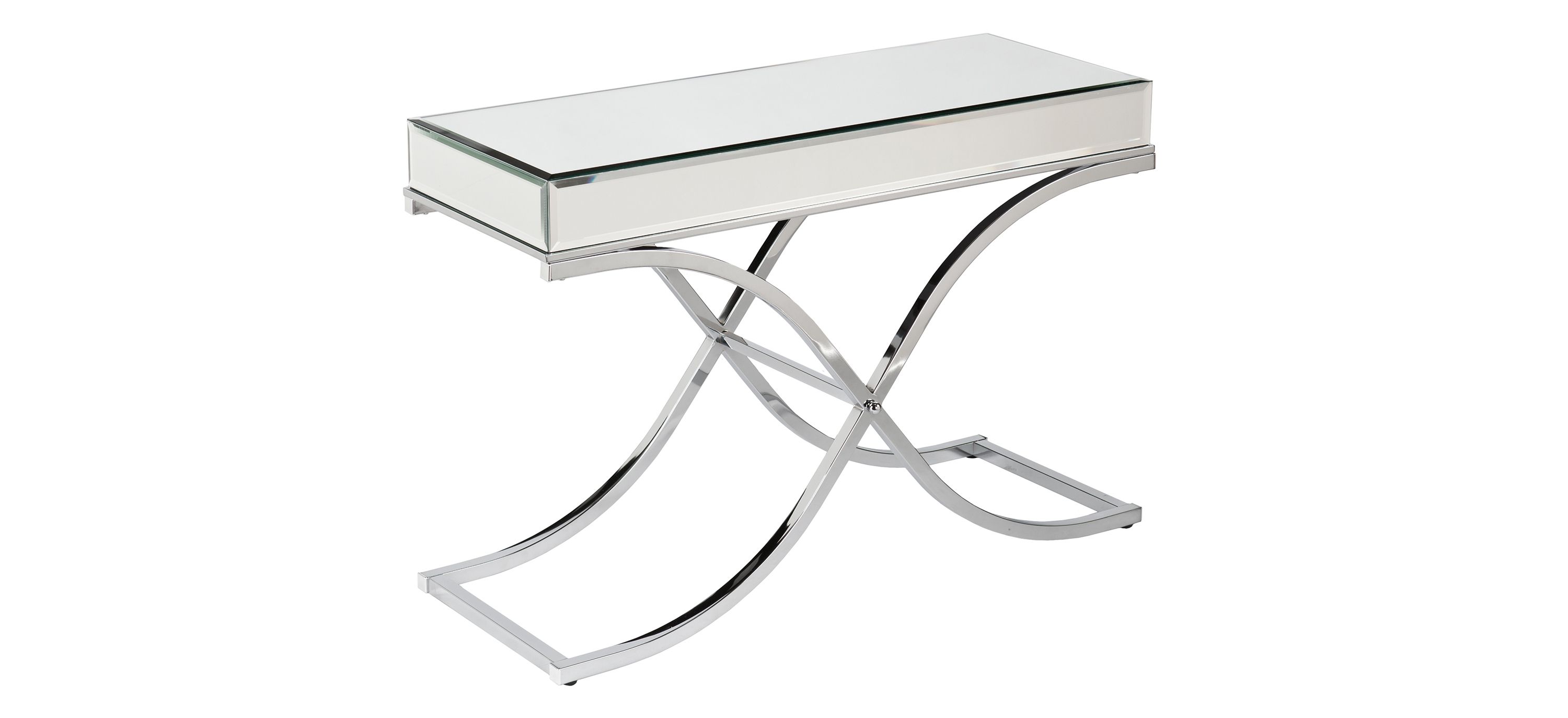 Farrell Chrome/Mirror Console Table
