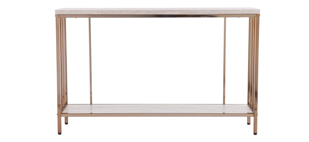 Hely Faux Marble Console Table