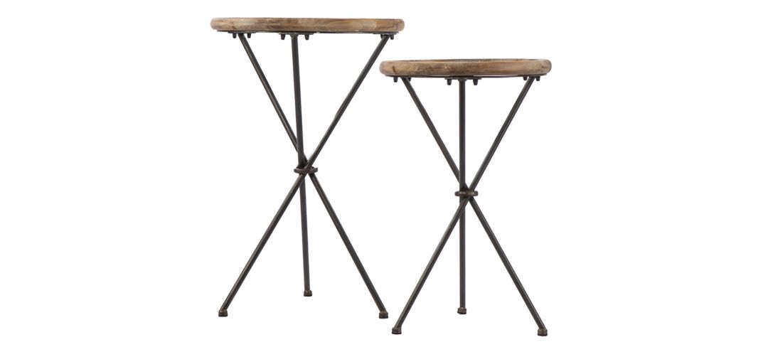 340259900 Mary 2Pc Round Accent Table Set sku 340259900