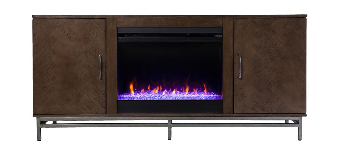Georgia Color Changing Fireplace Console