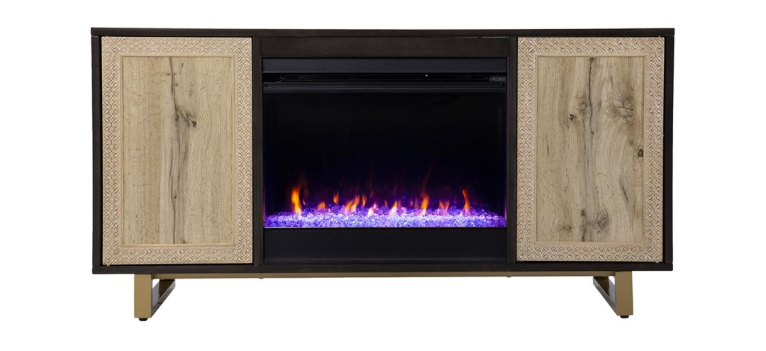 Poynton Color Changing Fireplace Console