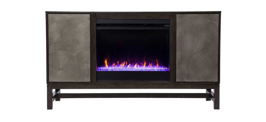 Lyon Color Changing Fireplace Console