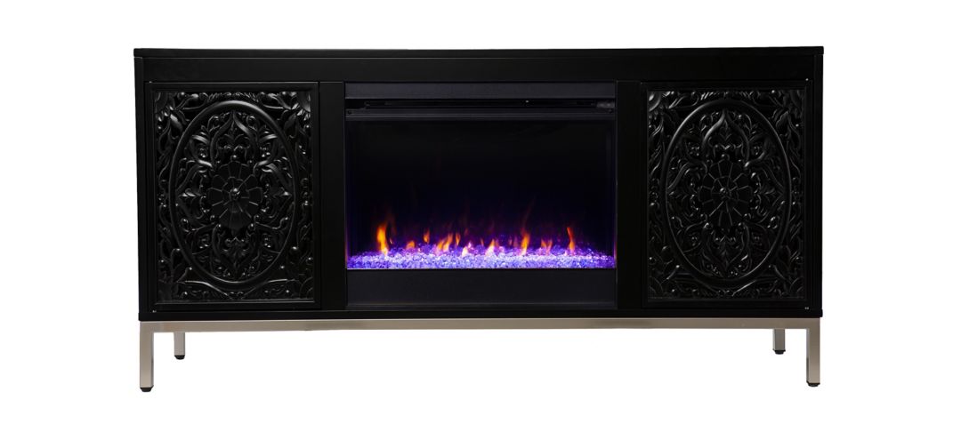 Presley Color Changing Fireplace Console