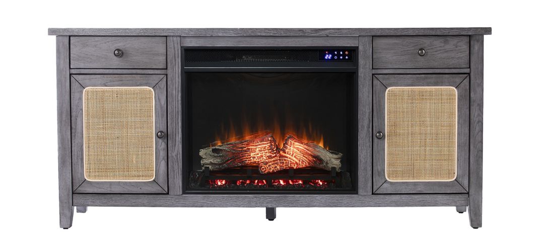 Raegan  Elec Fireplace Media Console