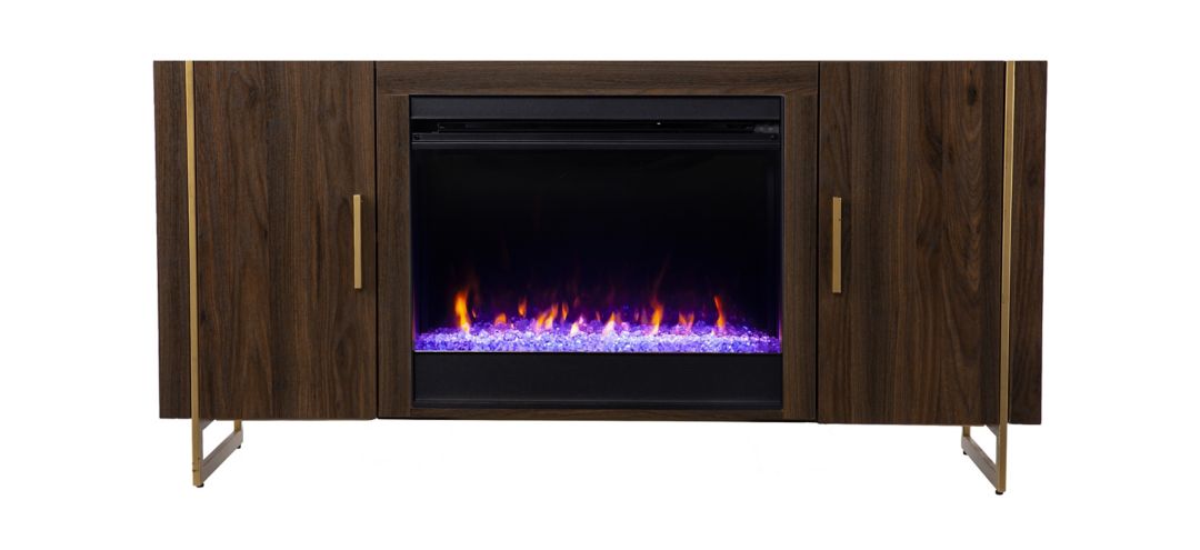 Everly Color Changing Fireplace Console
