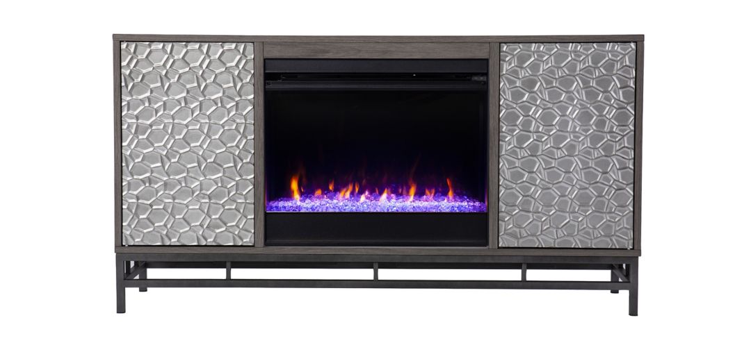 Luciana Color Changing Fireplace Console