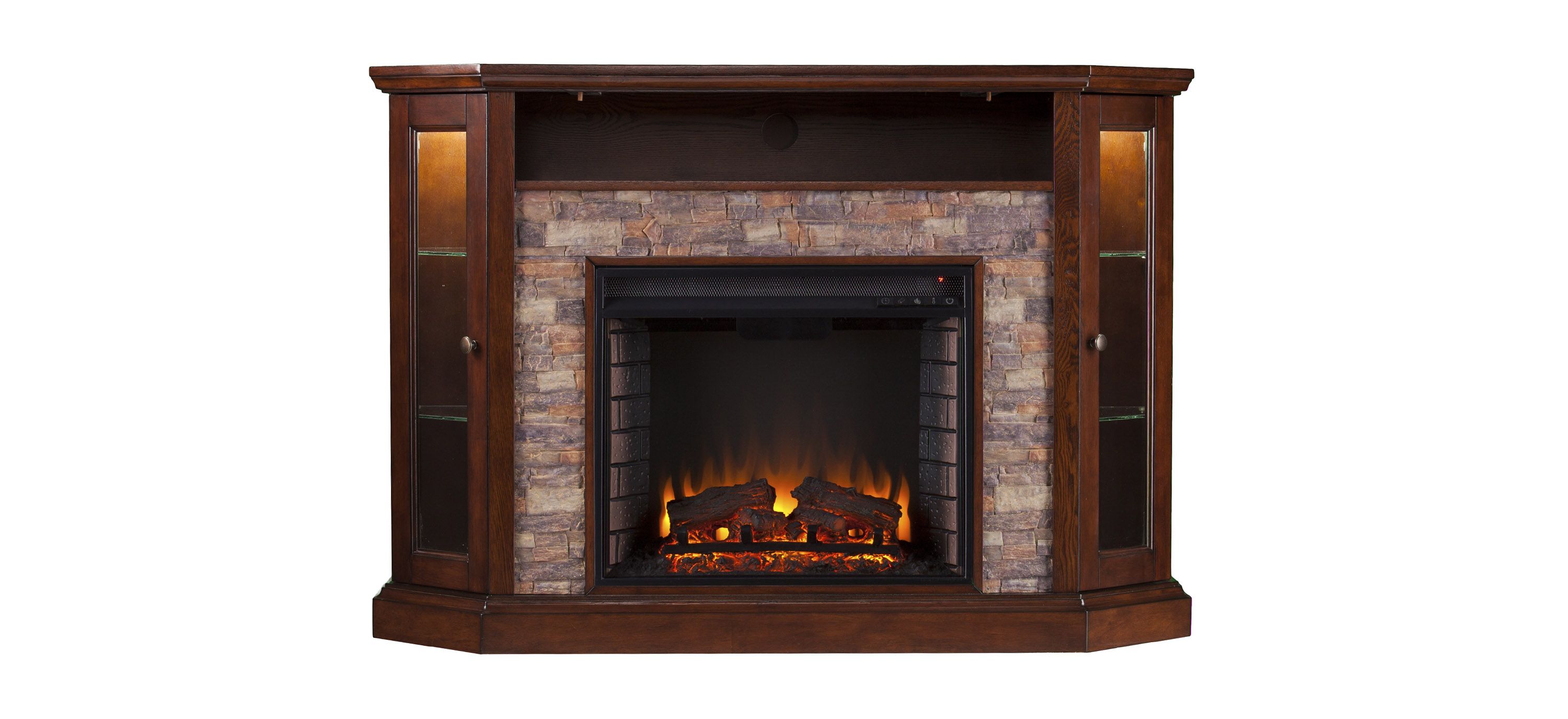 Redding Convertible Media Fireplace