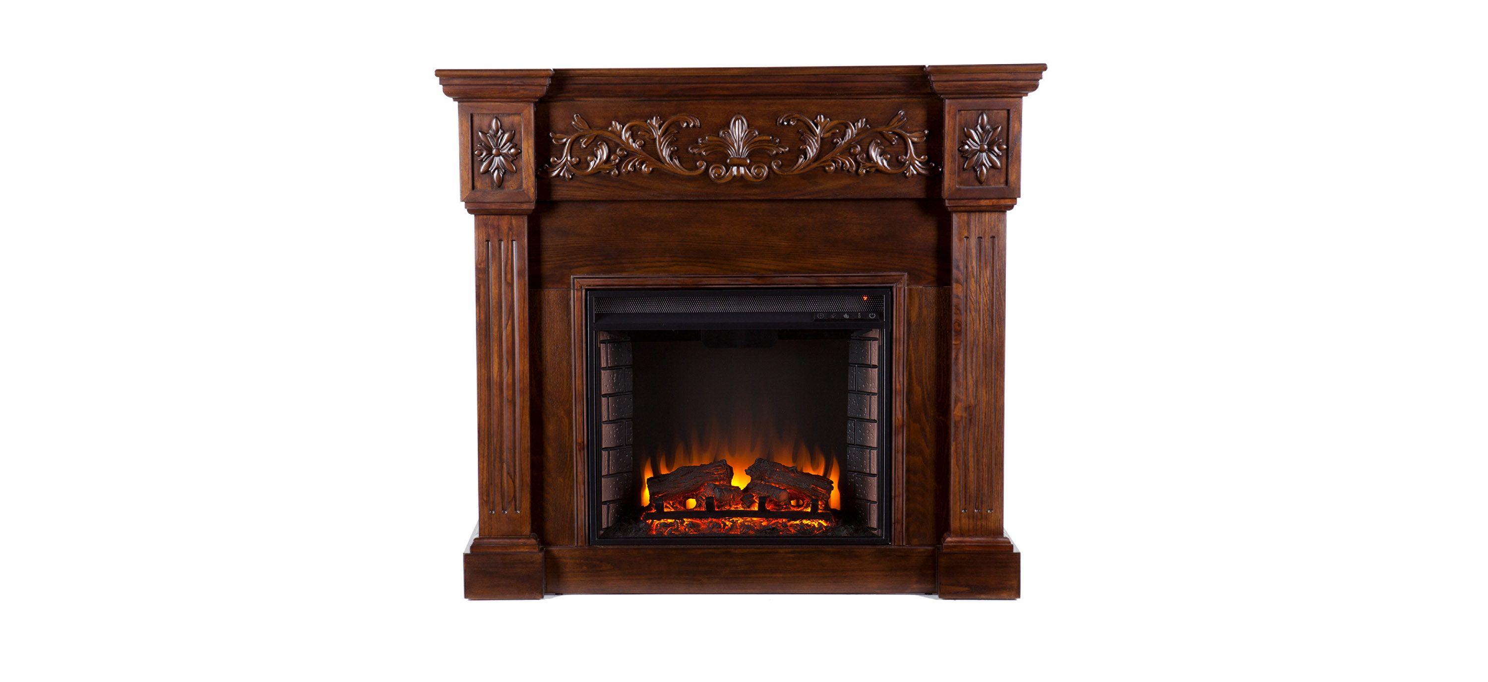 Holt Calvert Carved Electric Fireplace