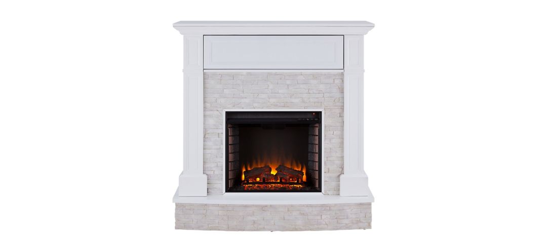 Bingham Faux Stone Media Fireplace