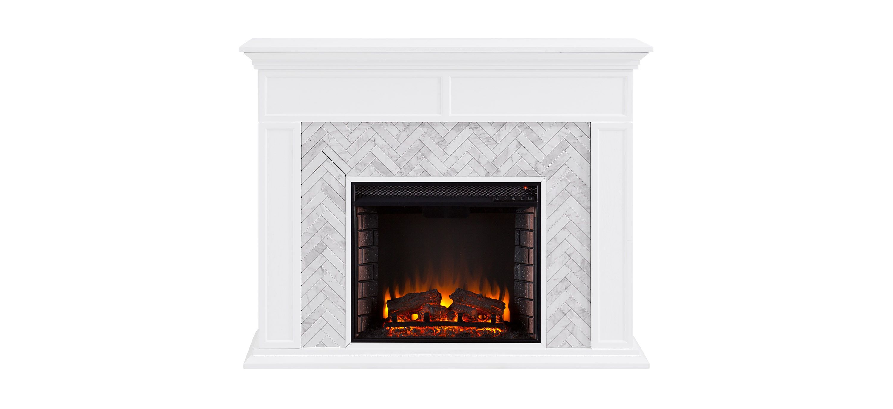 Jones Tiled Electric Fireplace