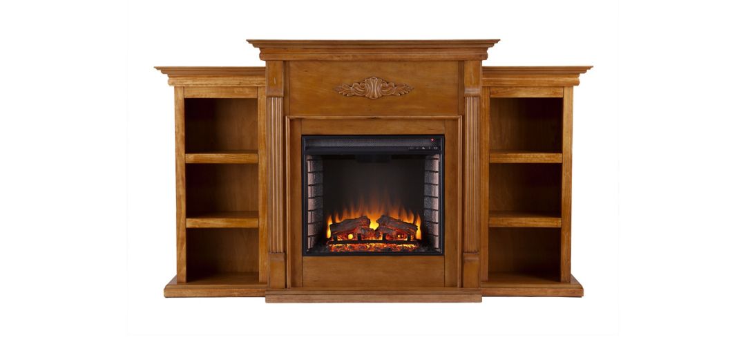 FE8543 Bruton Electric Fireplace w/ Bookcases sku FE8543