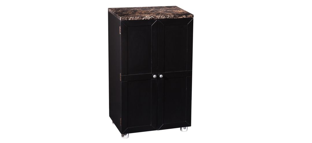 372246400 Cochrane Black Contemporary Bar Cabinet sku 372246400