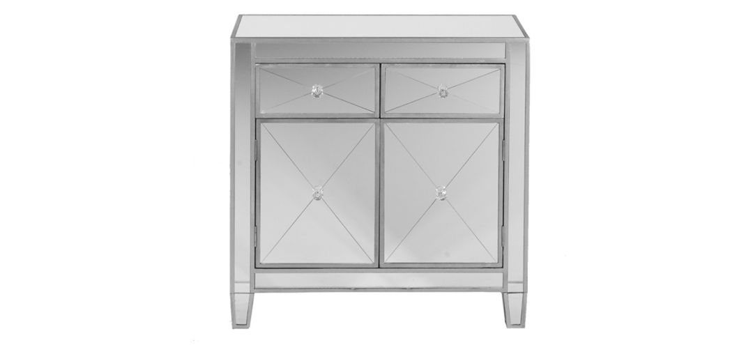 Halsey Mirrored Storage Cabinet