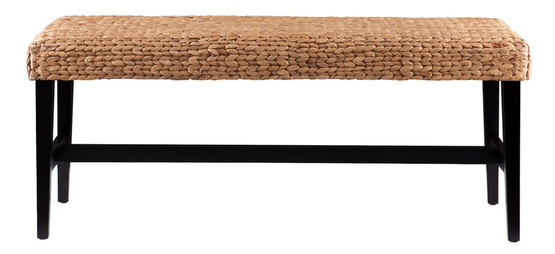 713266340 Berwick Black And Water Hyacinth Bench sku 713266340