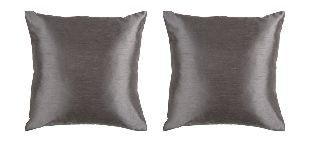 135134180 Solid Luxe 18 Down Throw Pillow Set - 2 Pc. sku 135134180