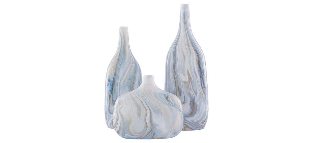 Marble Vase Set