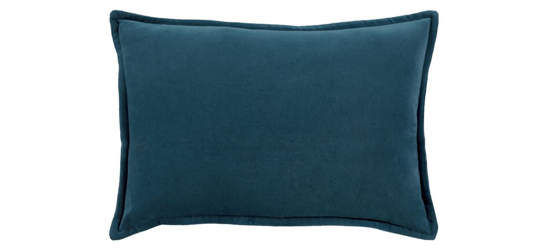 "Cotton Velvet 13"" x 19"" Down Throw Pillow"