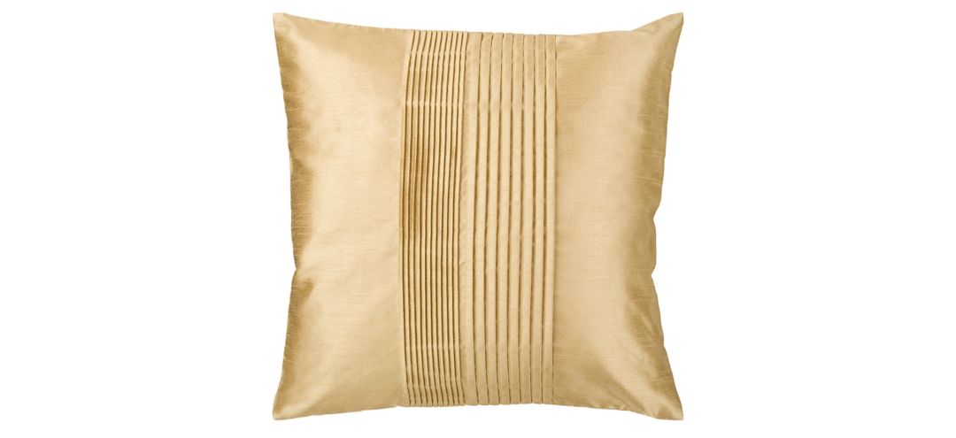 Solid Pleated 18 Down Throw Pillow