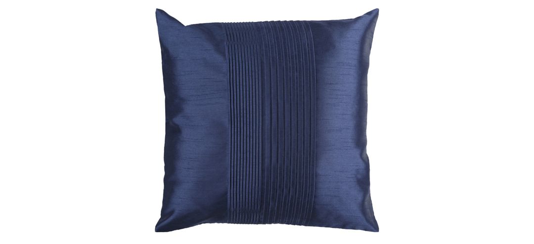 Solid Pleated 18 Down Throw Pillow