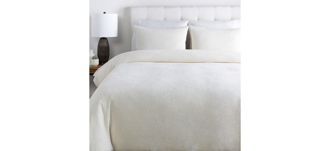 490125090 Waffle Full/Queen Duvet Set sku 490125090