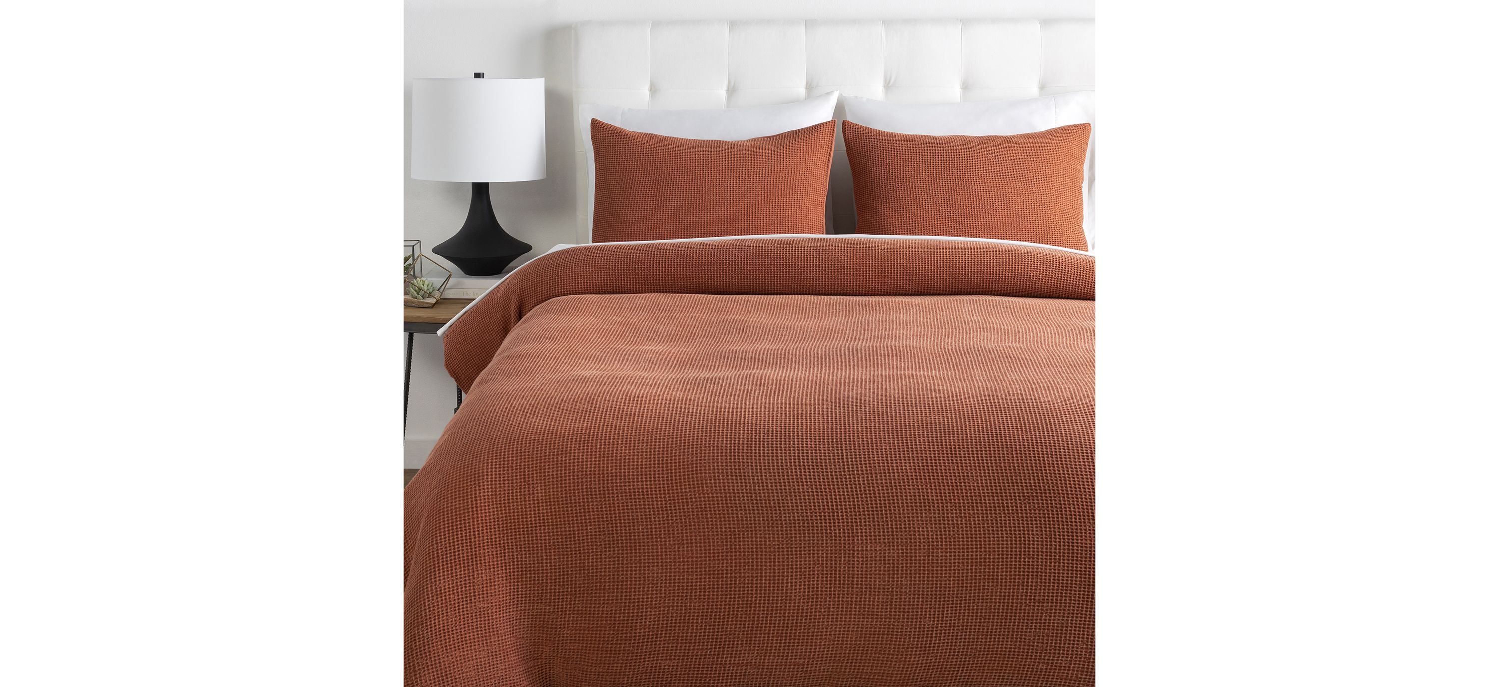 Waffle Full/Queen Duvet Set