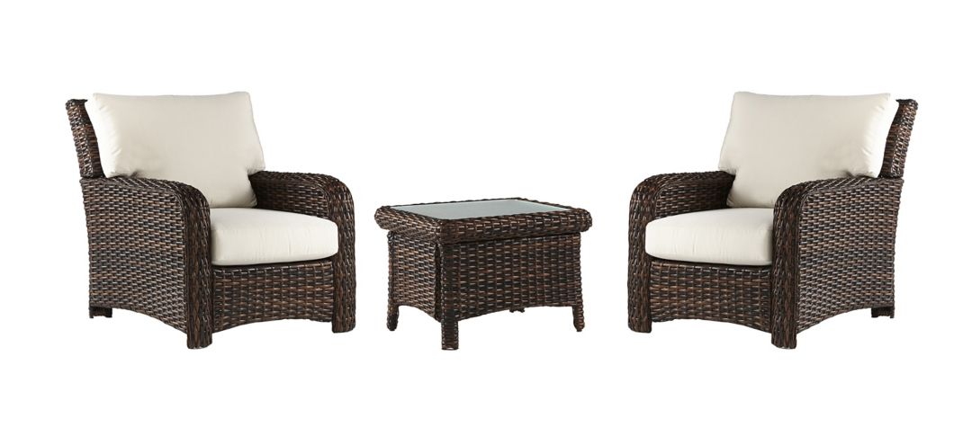 St Tropez 3 Pc Outdoor Living Outdoor Chair Set