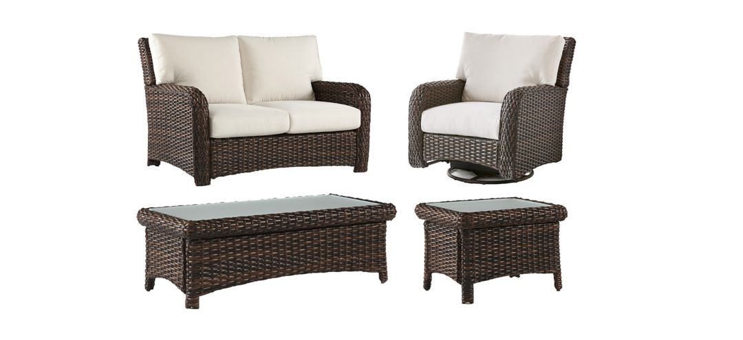 St Tropez 4 Pc Outdoor Living Set