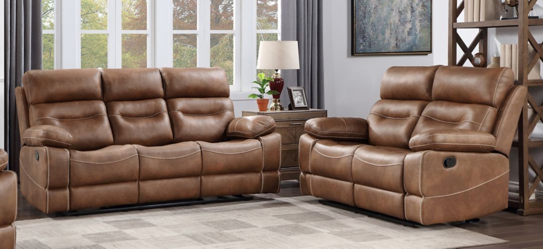 Rudger Reclining Sofa and Loveseat Set