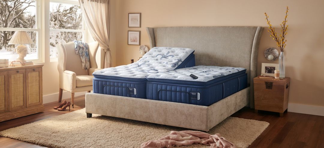 Stearns & Foster Estate Split California King Firm Euro Pillowtop Mattress 