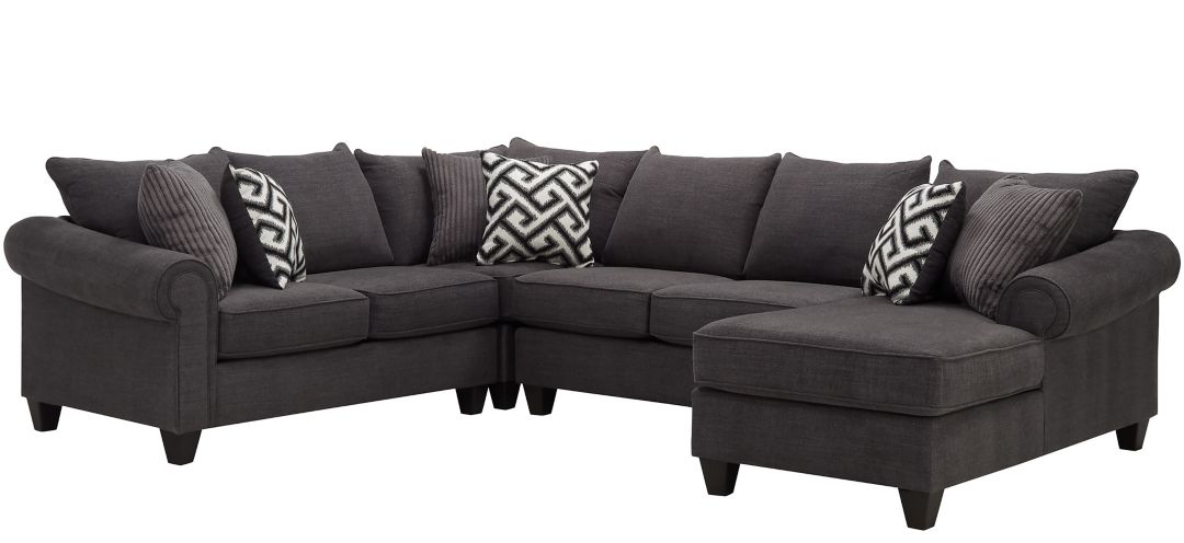 Piper 4-pc. Chenille Sectional Sofa